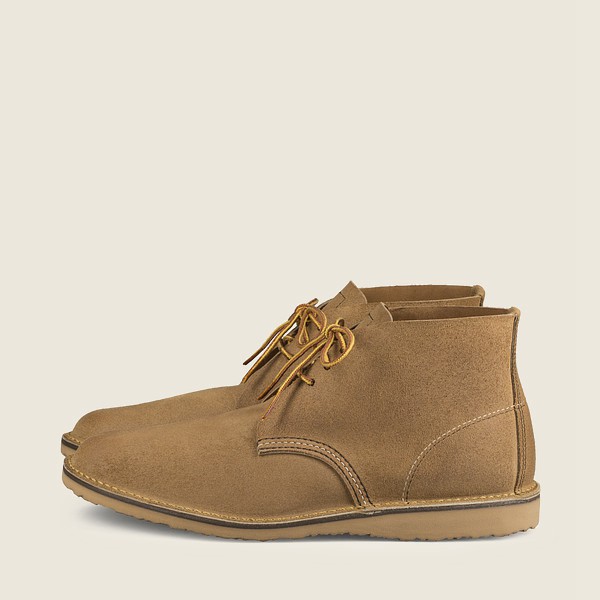 Red Wing Heritage Sko Weekender - Chukka Muleskinner Læder - Khaki - Herre 8573-BFJXN